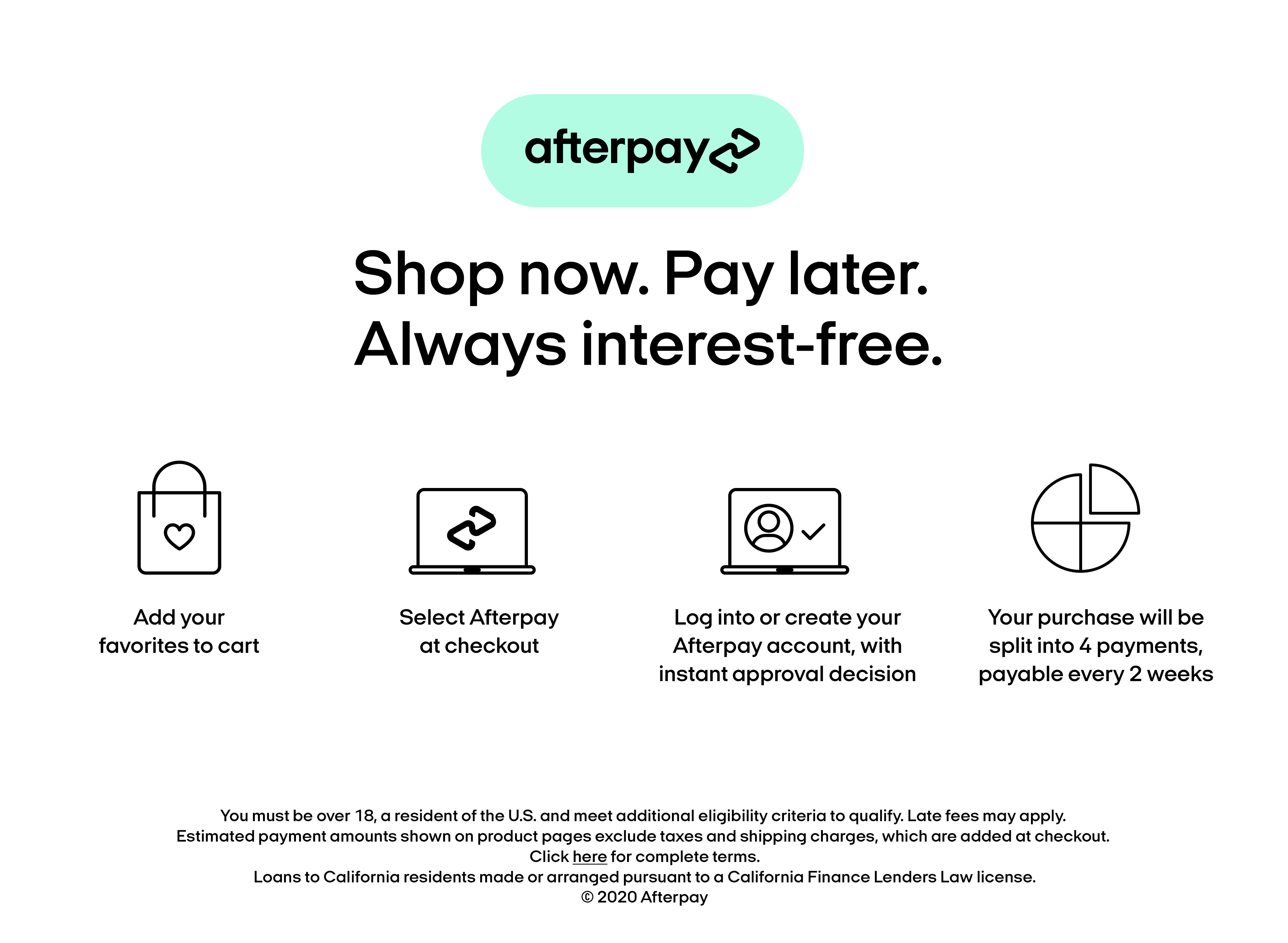 We accept afterpay⭐️ Afterpay is an app that allows you to shop now and pay  later. It's always interest free and easy to use. Visit…