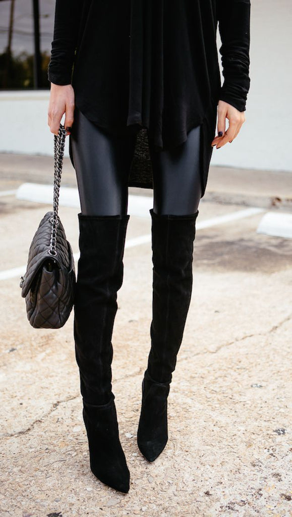 leather leggings outfit