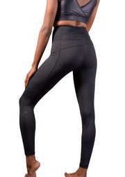 YUCO High-Rise Liquid Leggings - High Waisted Faux Leather Workout Pants  Tummy Control Leather Pants for Women (Regular, Black, XS) at  Women's  Clothing store