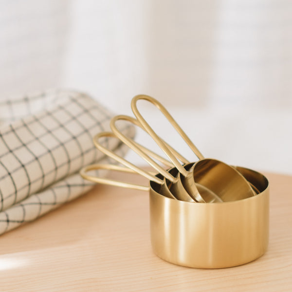 Simple Brass Measuring Spoons – Be Just