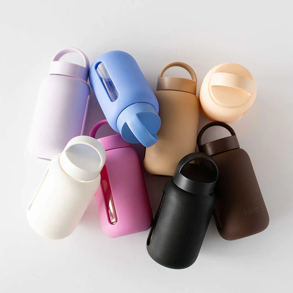 Bink Mama Bottle - Smoke | The Hydration Tracking Bottle for Pregnancy & Postpartum, 800ml