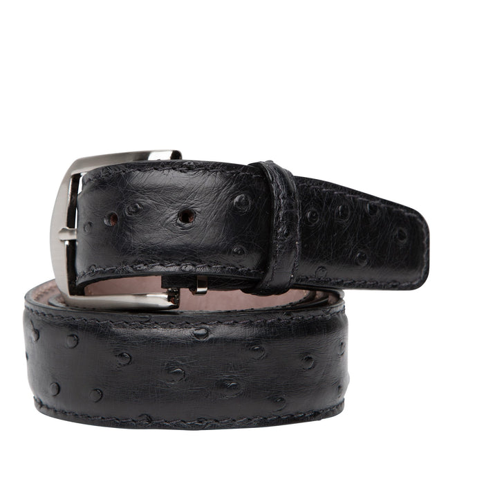 Torino Leather Saddle Ostrich Belt – Mark Berman & Son