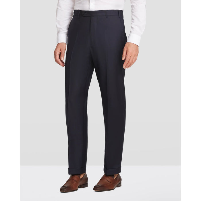 Brooks Brothers Madison Fit Plain Front Cotton Dress Trousers