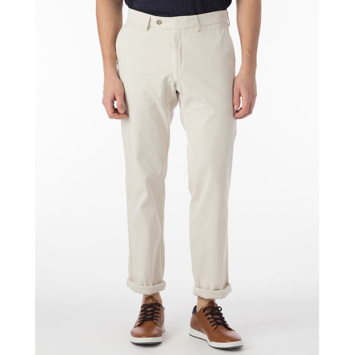 Perma Color Pima Twill Khaki Pants in Cadet Blue (Flat Front Models) b