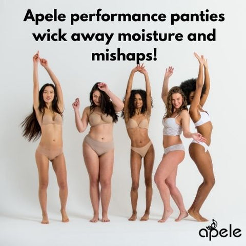 Women Apele underwear for moisture