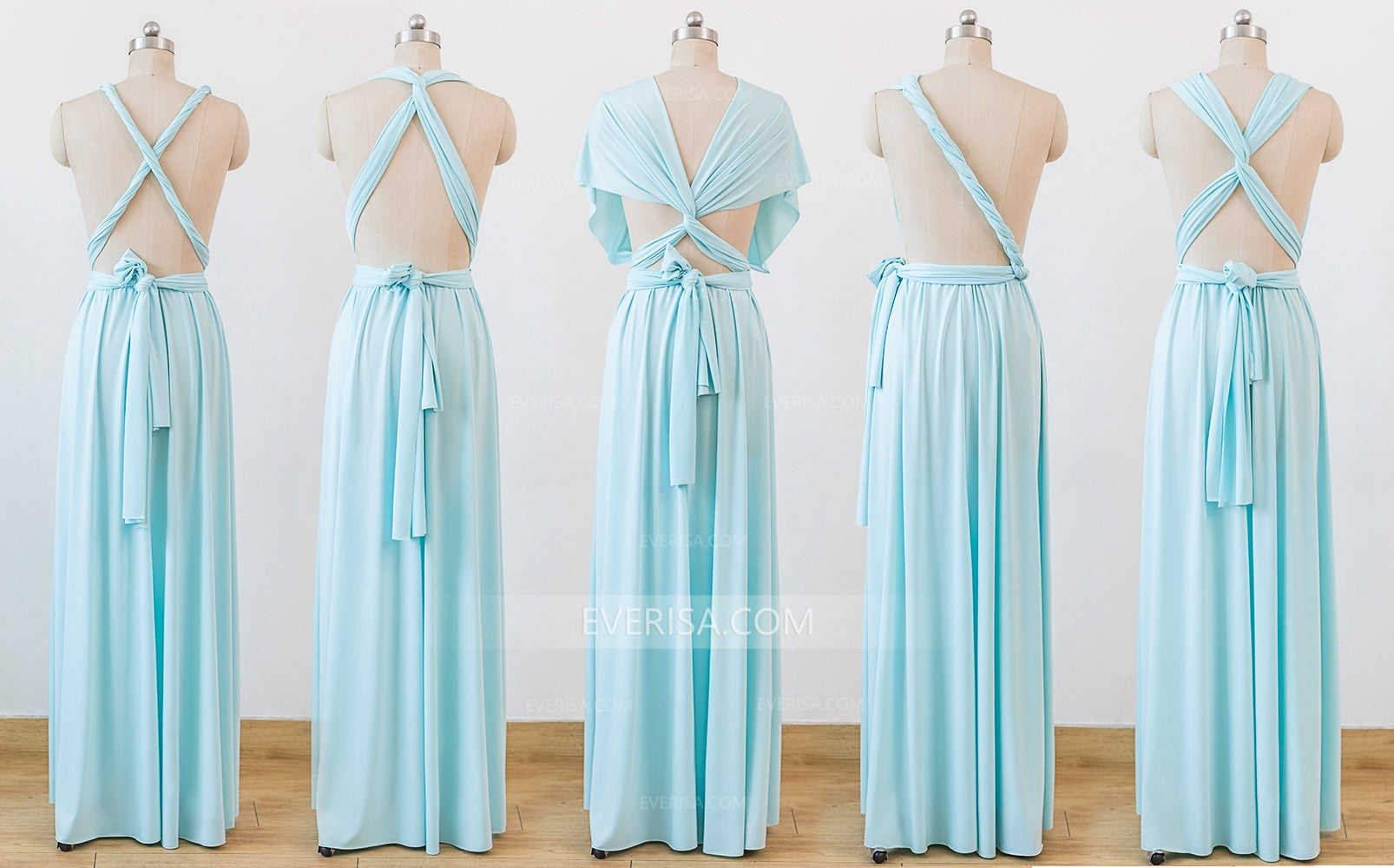 infinity dress light blue