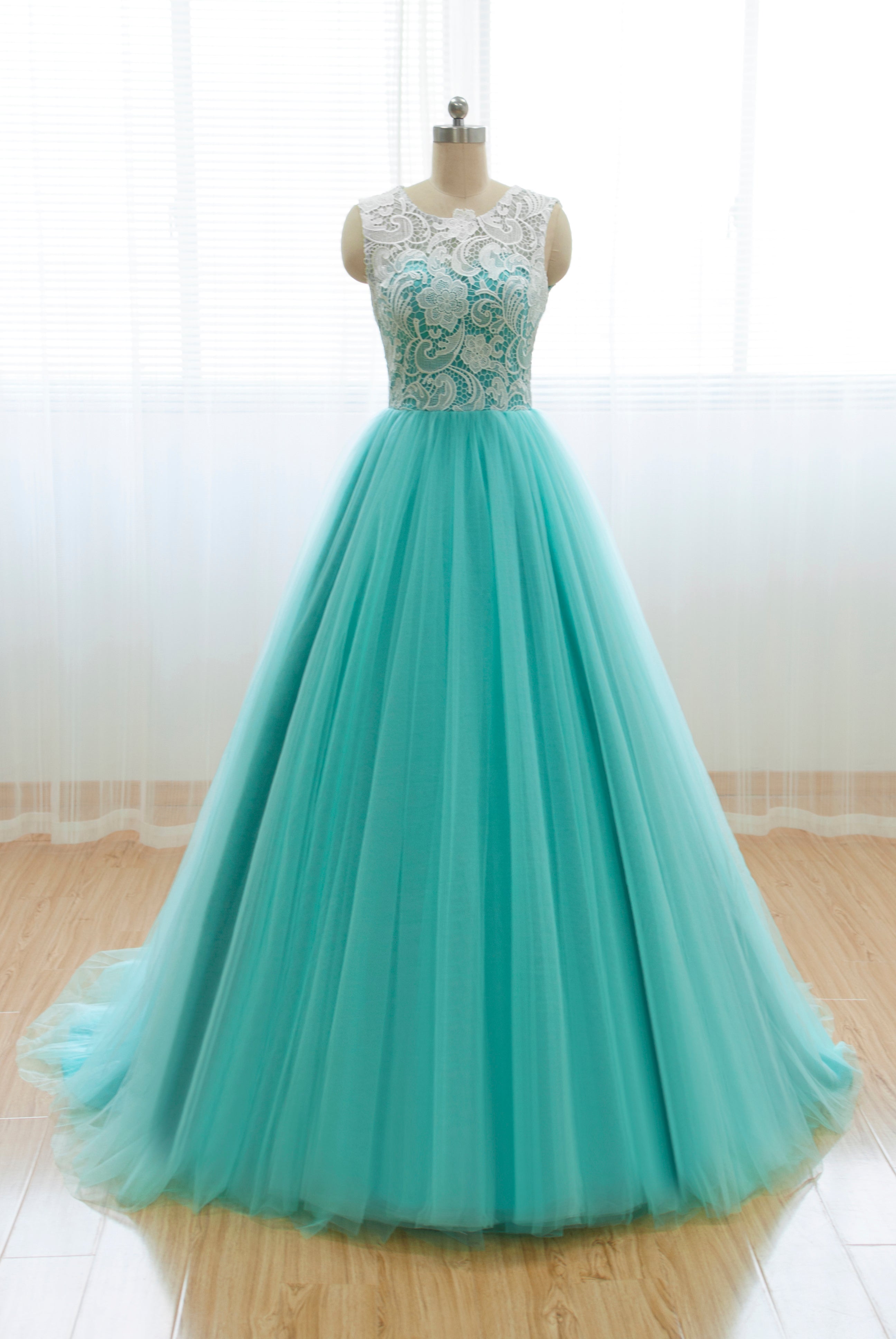 sea green quinceanera dresses