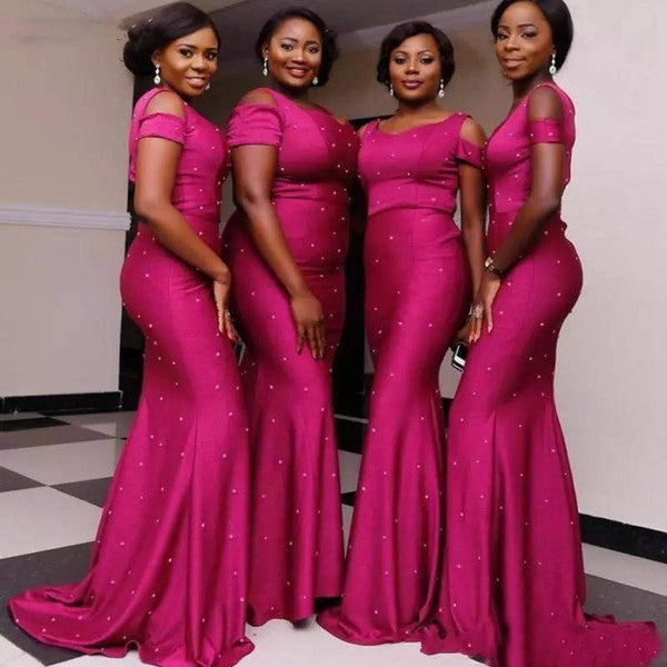 plus size mermaid bridesmaid dresses