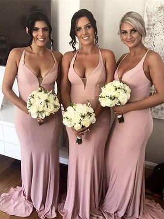 cheap dusty rose bridesmaid dresses