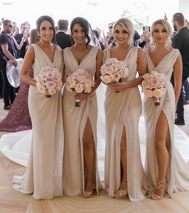 simple cheap bridesmaid dresses