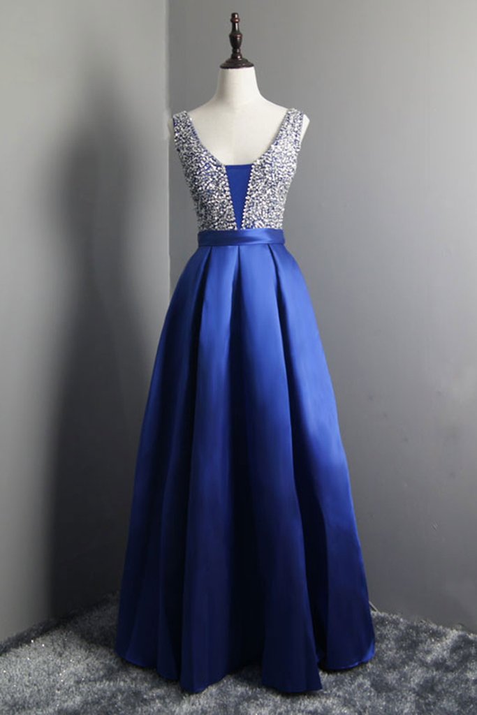royal blue sequin bridesmaid dress
