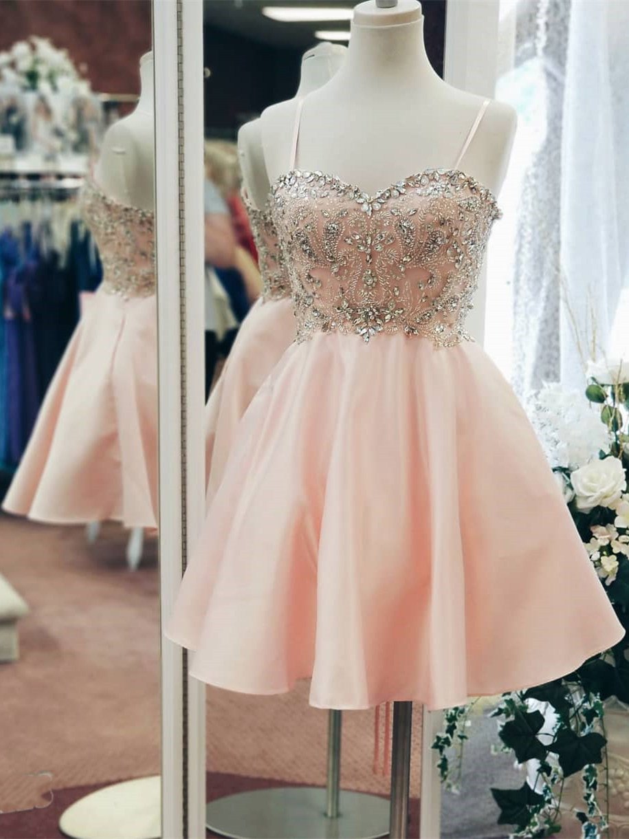 cocktail dress blush pink