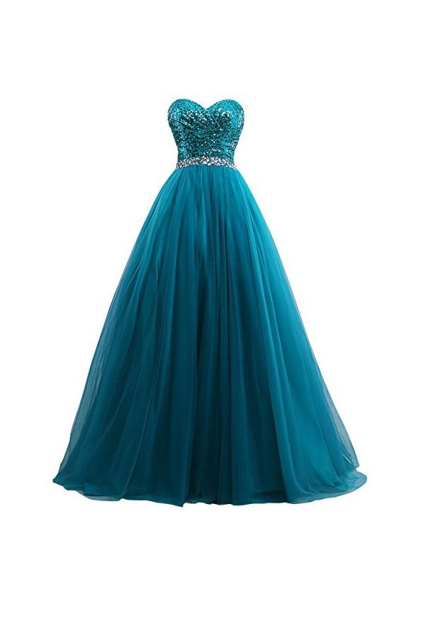 elegant teal dresses