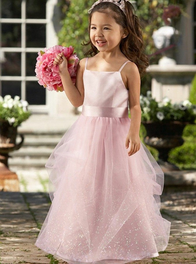 sleeveless flower girl dresses