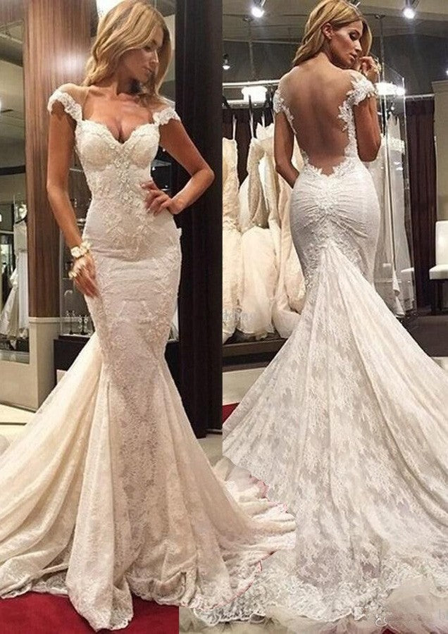 gorgeous mermaid wedding dresses