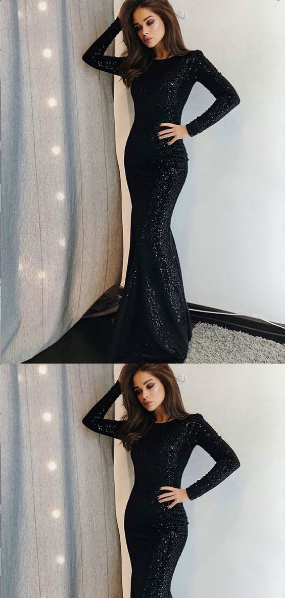 sparkly evening dresses with sleeves