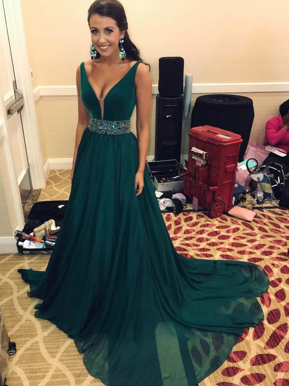 cheap emerald green dress