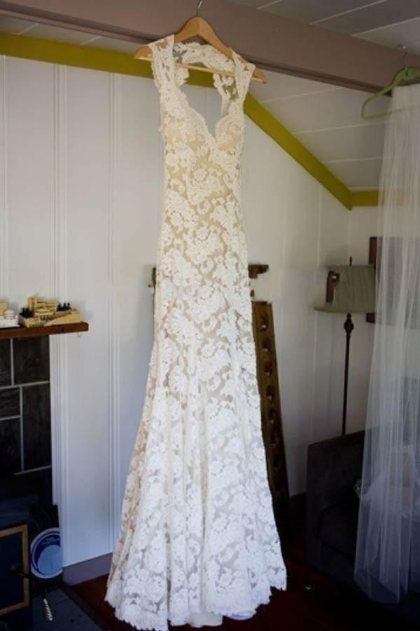 affordable lace wedding gowns