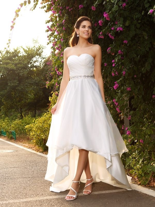 affordable white wedding dresses