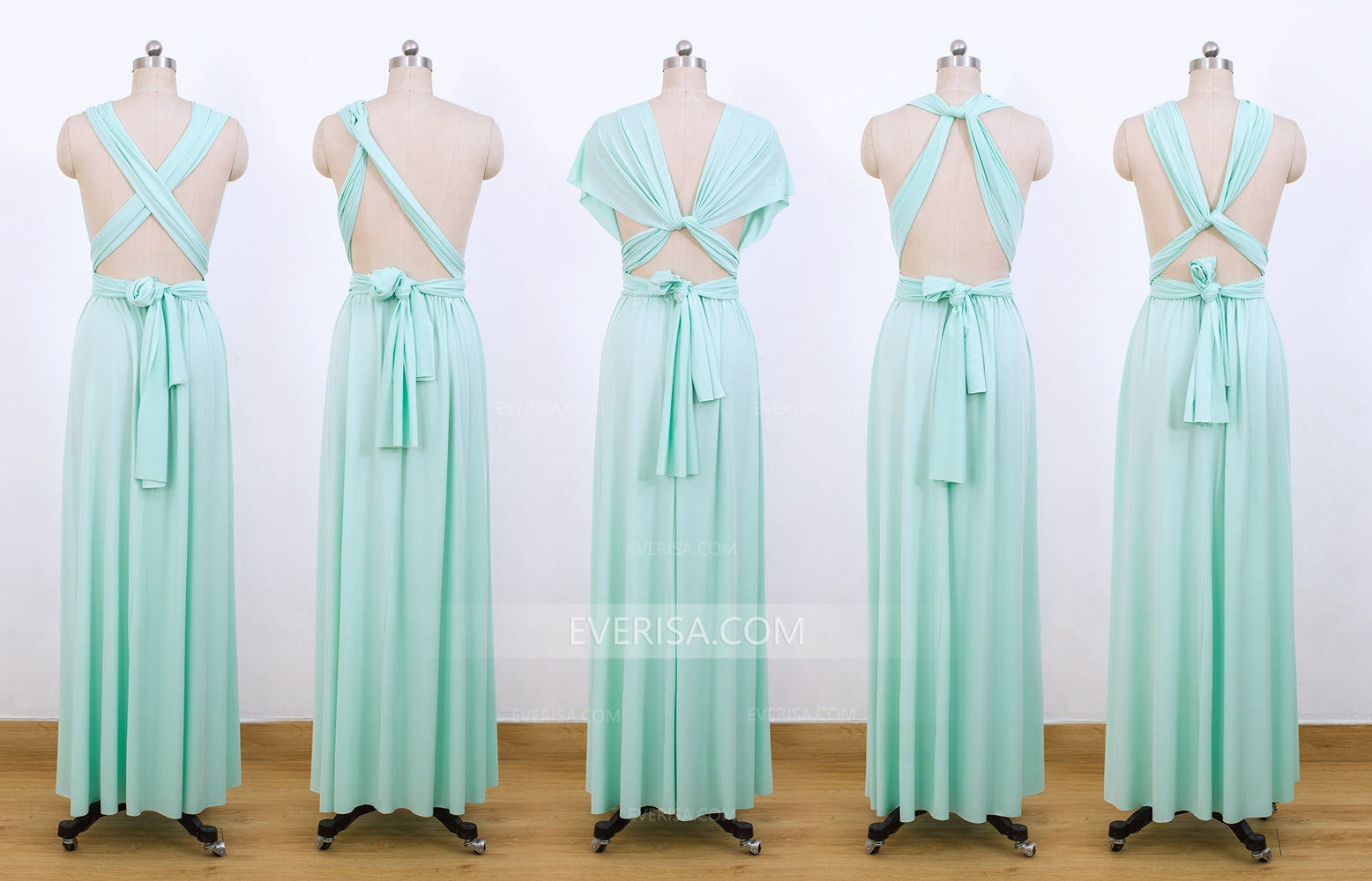 green multiway bridesmaid dress