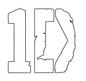 1d One Direction Decal Logo Sticker Customdesignshop101