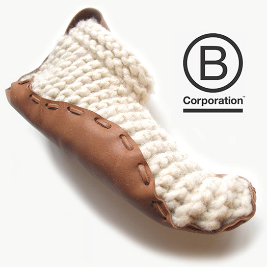 House Shoes - Organic Leather \u0026 Wool 