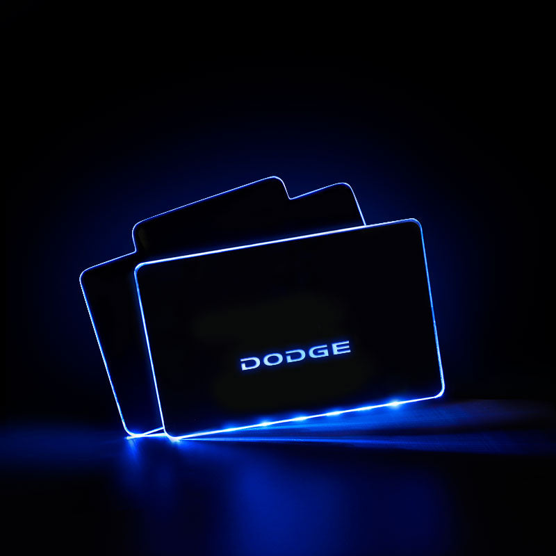 Dodge Led Car Floor Mats Automobile Mat Lighting Decoration