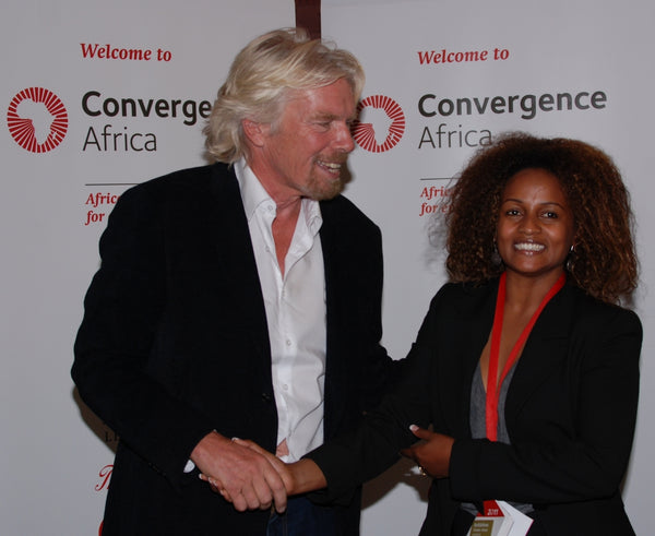 soleRebels' Founder and Sir Richard Branson
