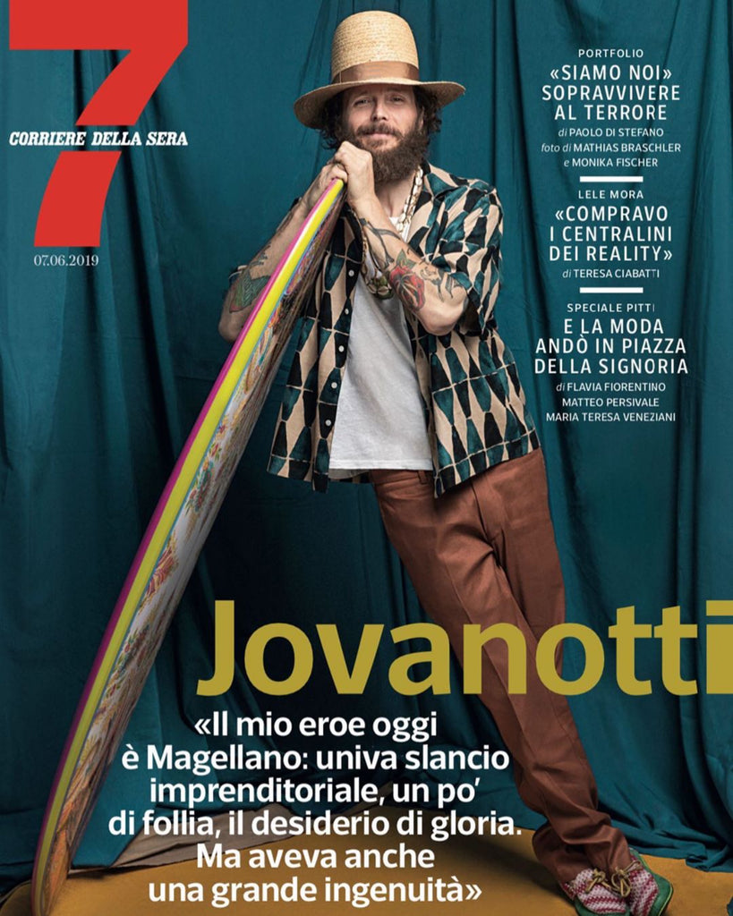 Jovanotti wearing soleRebels
