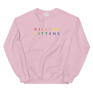 Killing Kittens PRIDE Sweatshirt in Pink