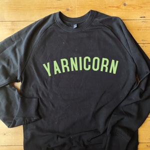 YARNICORN Sweatshirt - 100% Organic Fairtrade Cotton - Pastel Fonts