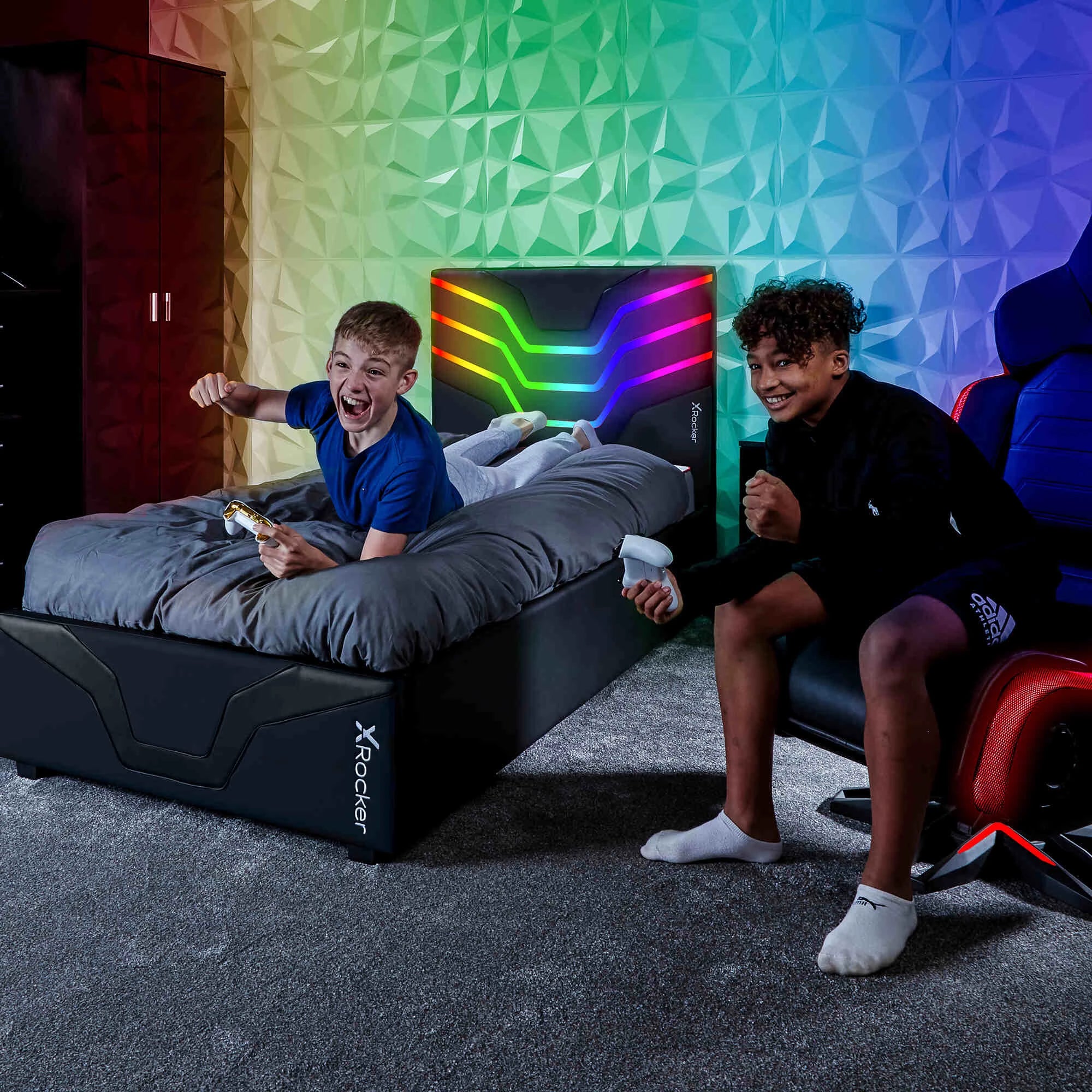 LED Light Up Gaming Chairs, Desks, Beds & More | Neo Motion™ | Neo Fibre™