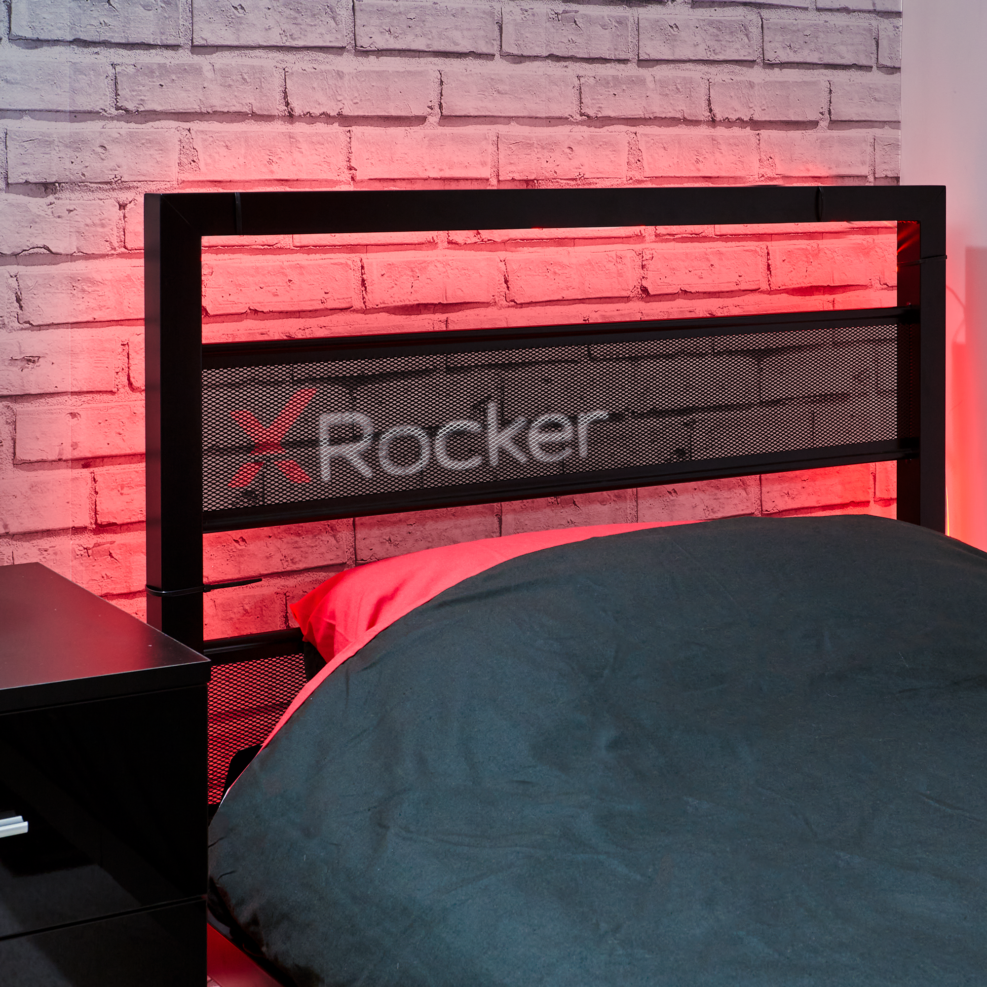 X-ROCKER - Cerberus Red TV Lift Bed Single : : Jardin