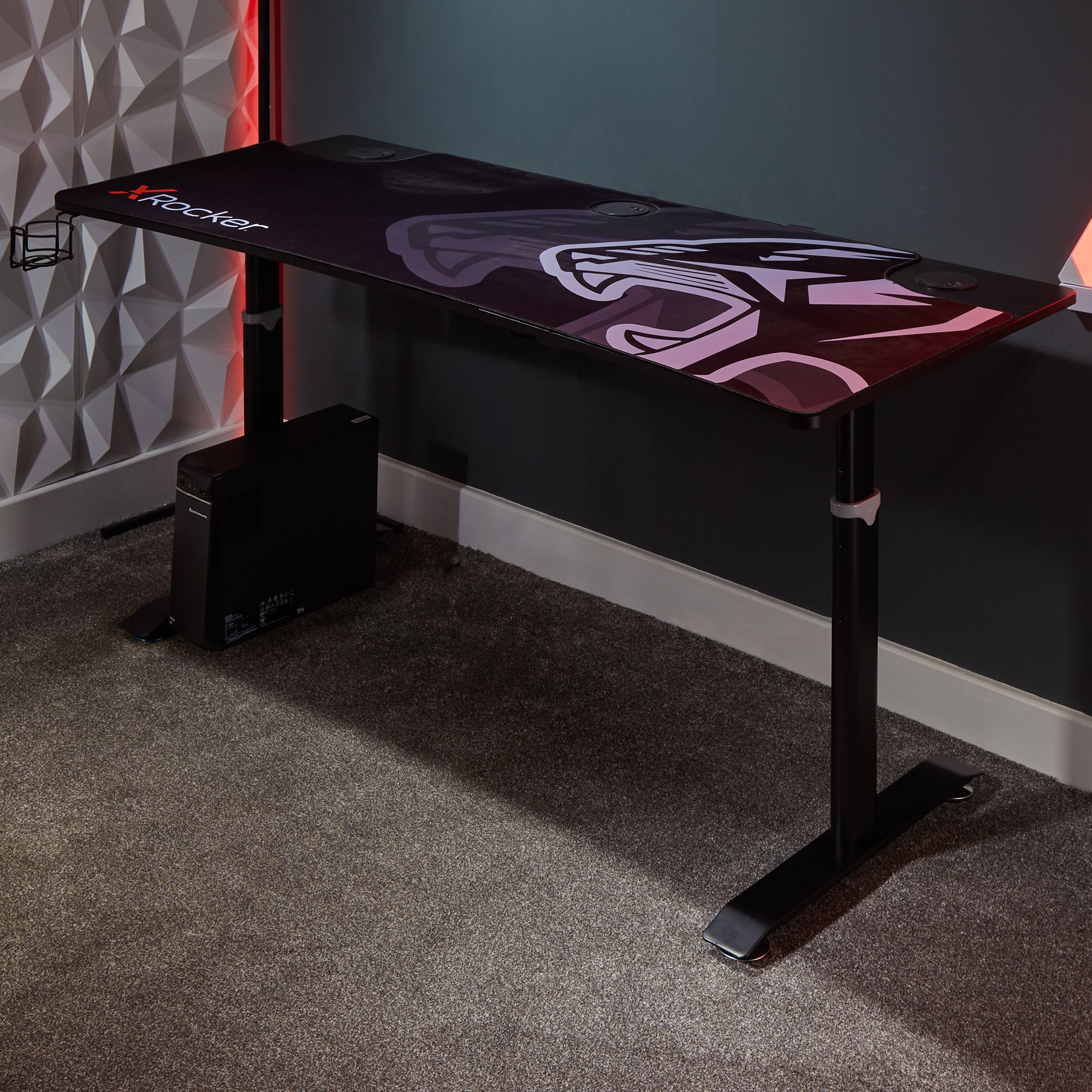 X Rocker Cougar XL Height Adjustable Desk