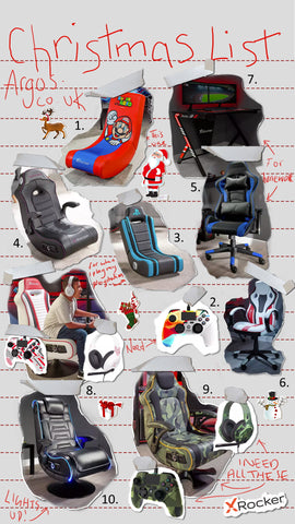 x rocker argos uk gift guide