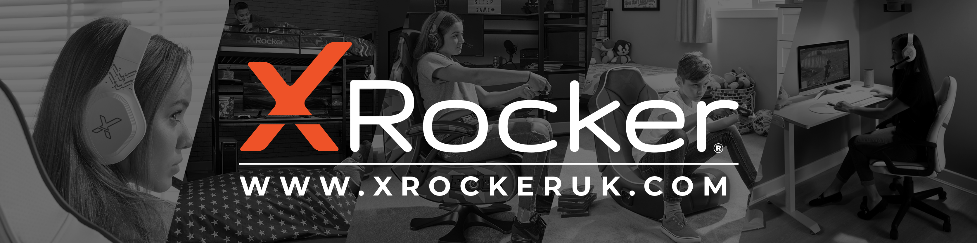 X Rocker Brand Banner