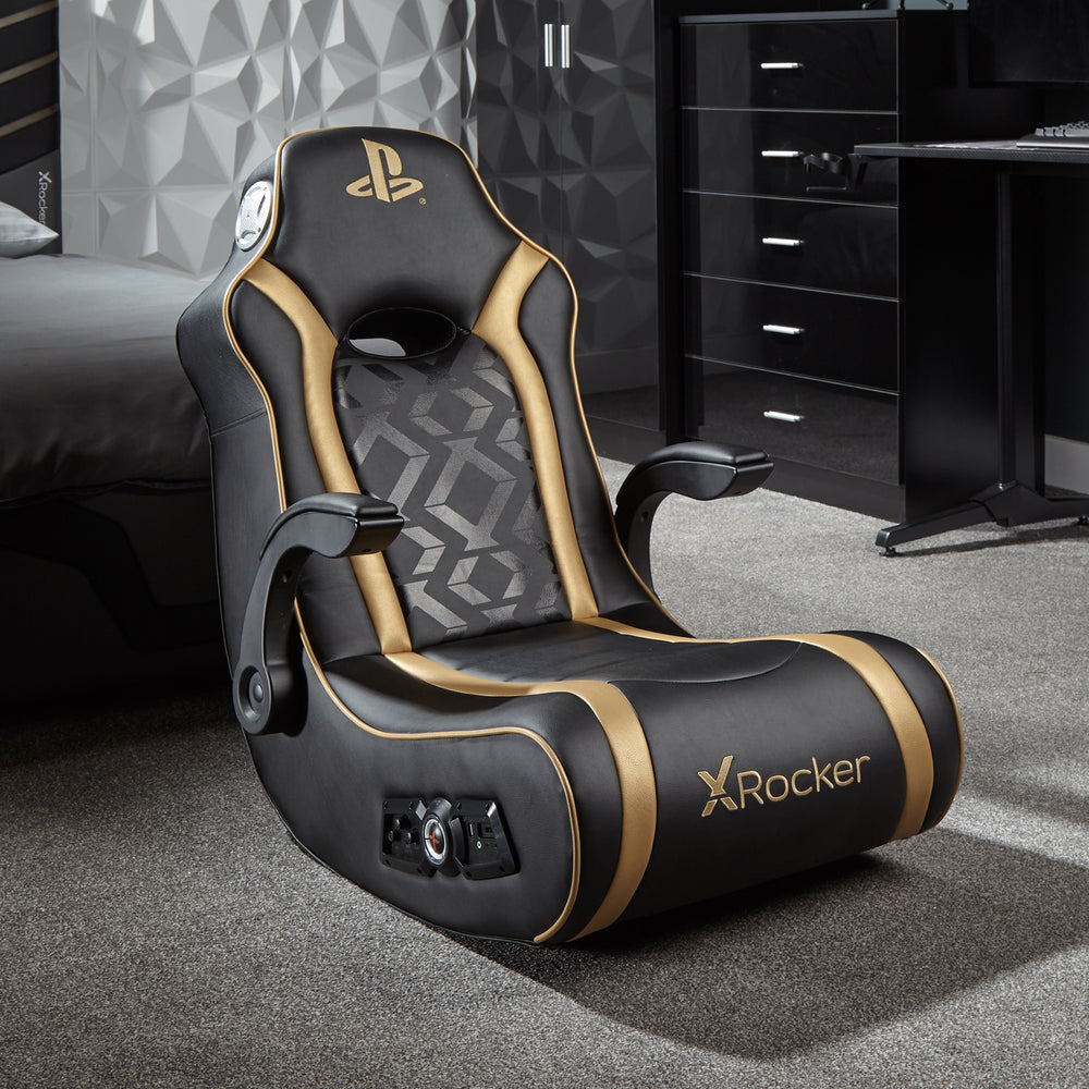 X Rocker Official Gold 2.1 Gaming Chair