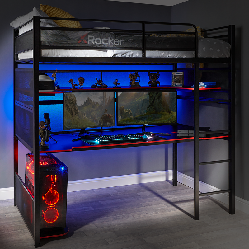 gaming loft bed