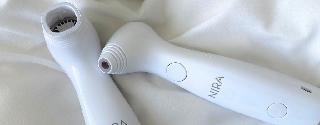 NIRA’s at-home laser solution for getting rid of wrinkles on the face, neck, chest, and hands