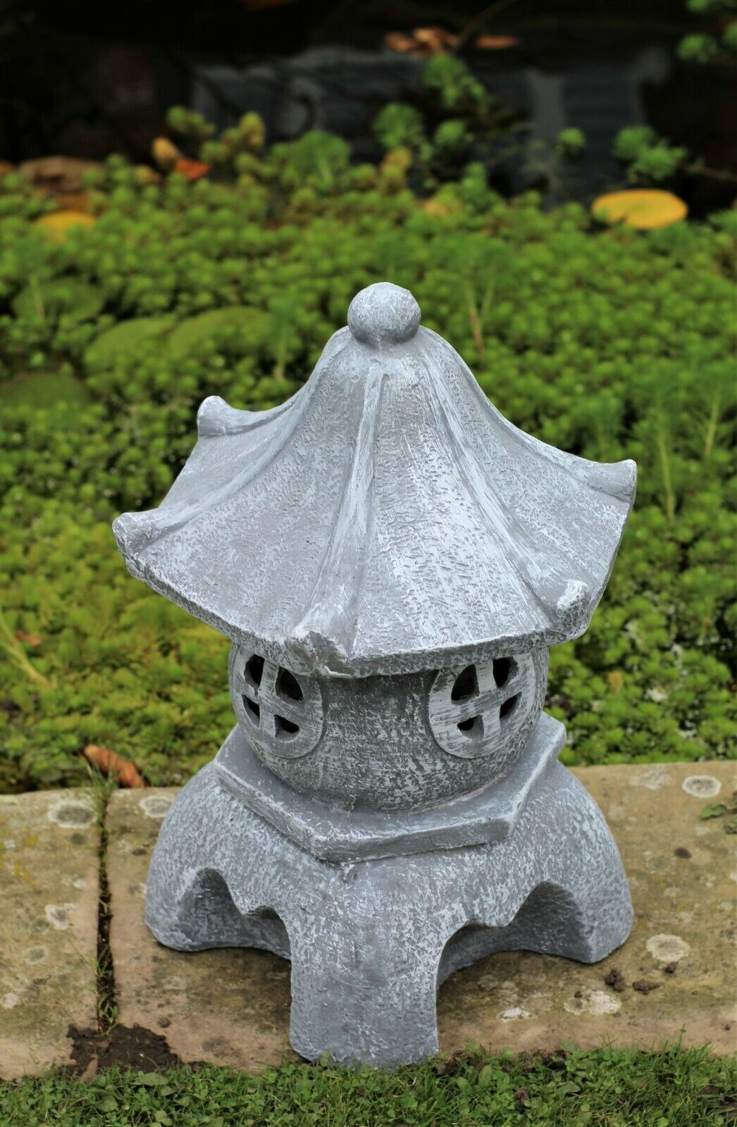 Medium Grey Pagoda Garden Ornament – The Home Hut