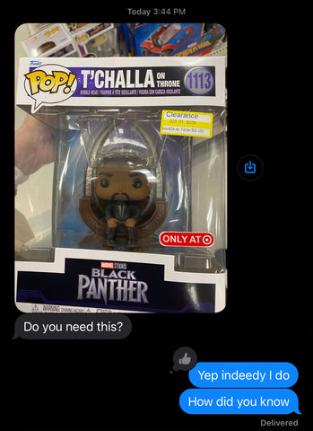 Funko POP! Deluxe: Black Panther - T'Challa on the Throne (Target Exclusive)