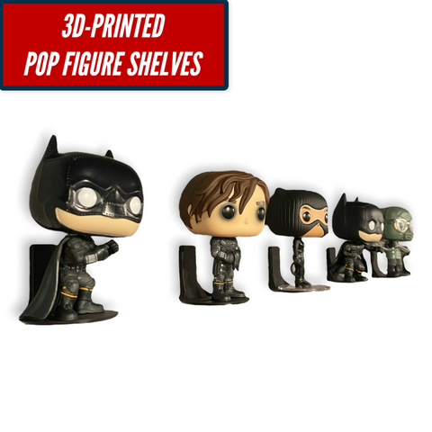 Pop Figure Floating Shelves | Out of box shelves for Funko Pops | Comes with Command strips!