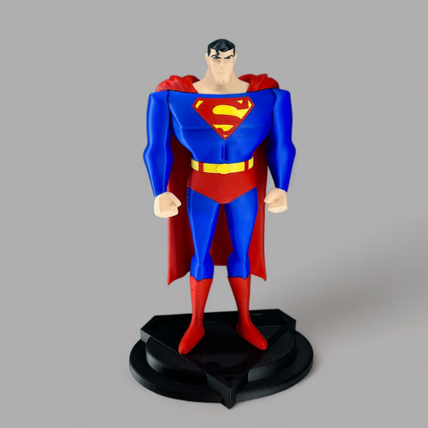 3D-printed justice league superman finished