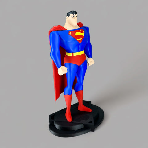3D-printed justice league superman finished