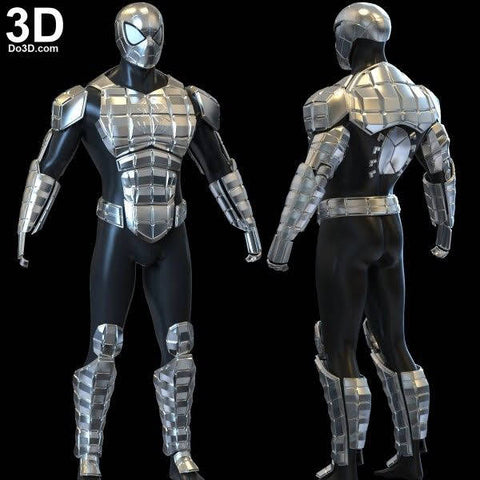 armored spider-man costume