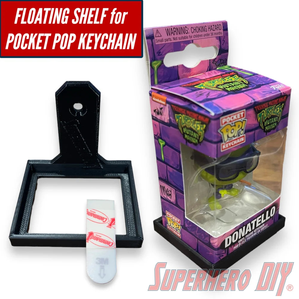 Floating Shelf for Funko Pocket Pop Keychain Box