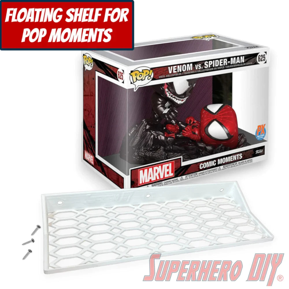 Floating Shelf for Funko Pop! Comic Moments Venom vs Spider-Man #625