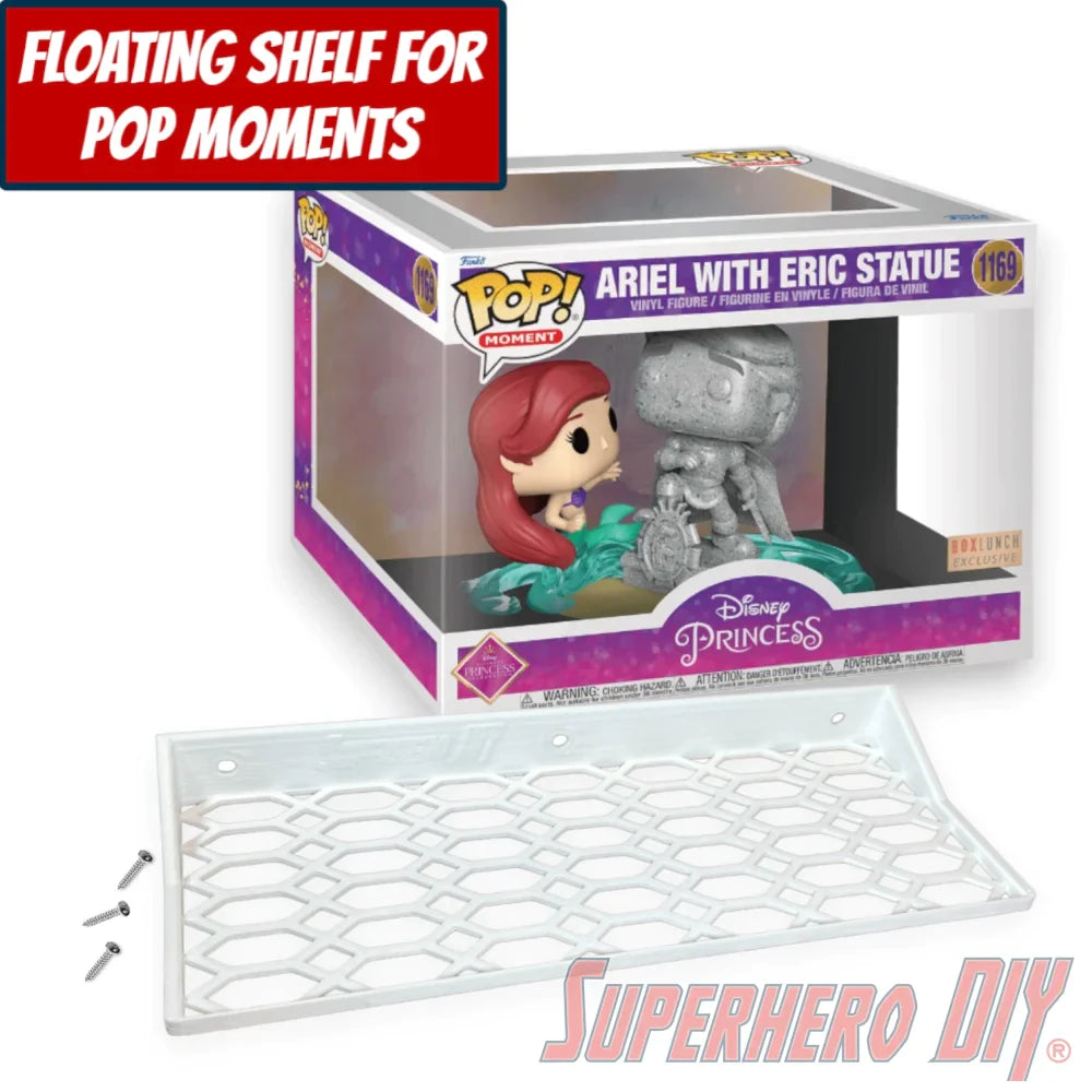 Floating Shelf for Funko Pop! Moment Ariel with Eric Statue #1169