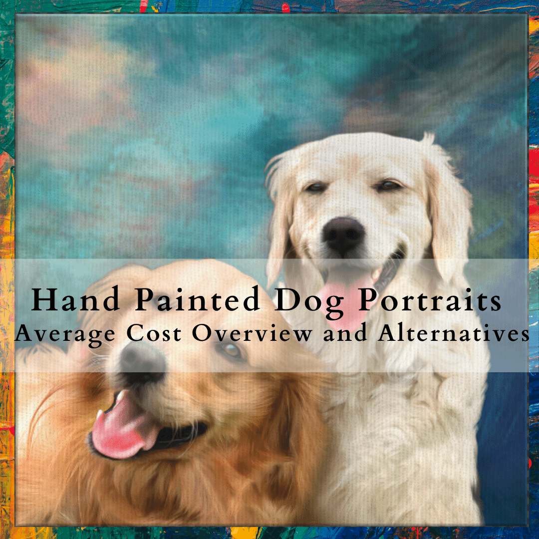 hand painted dog portraits