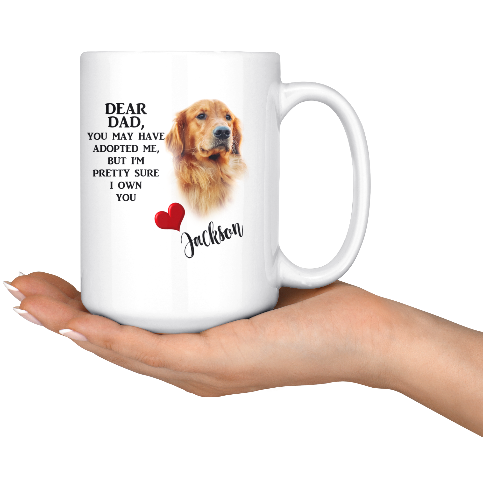 Personalized Mug With Photo | Gifts For Dog Dad